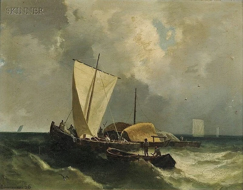 Festa di pesca in mare